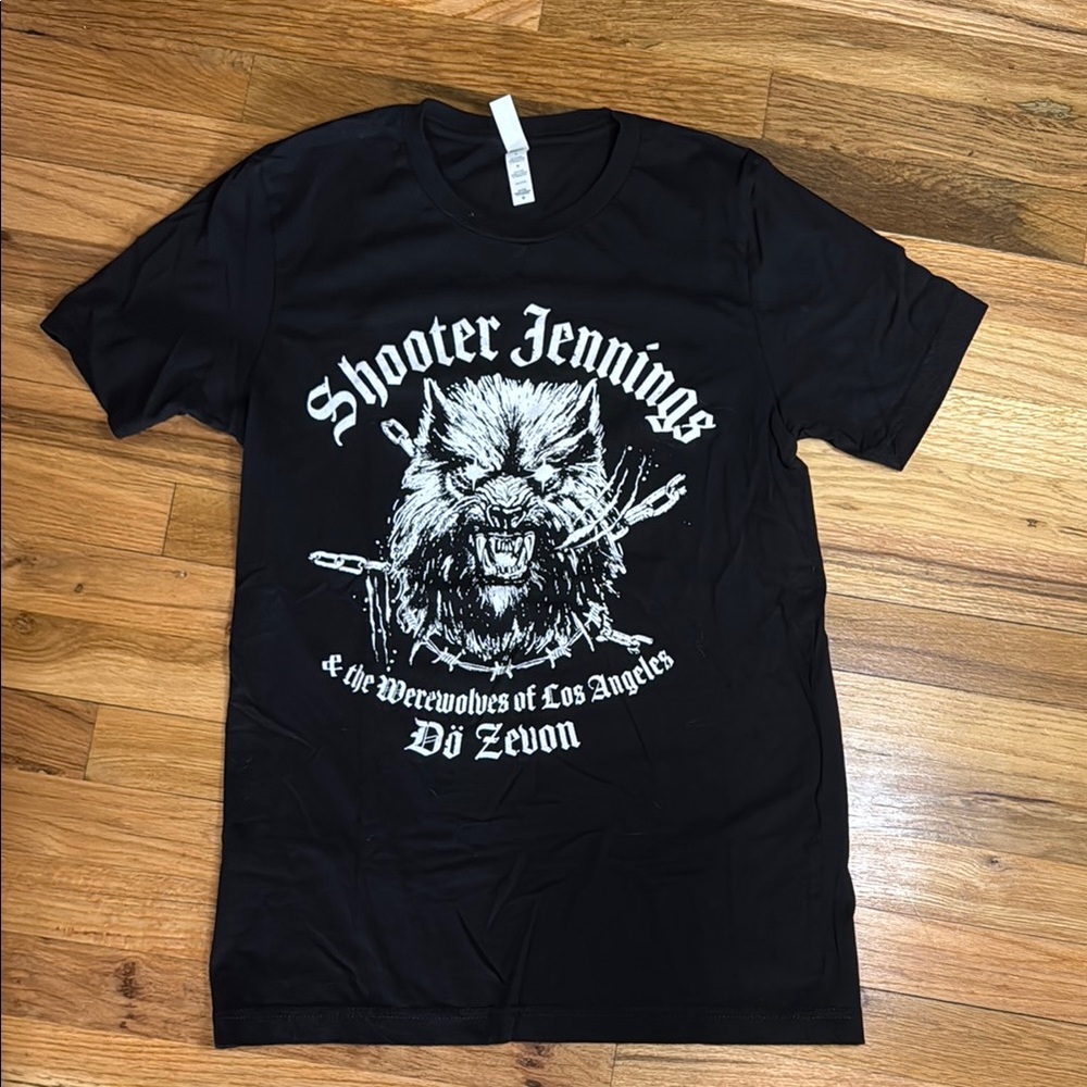 Rare Shooter Jennings Do Zevon Werewolves of L.A. Band Tee Concert Shirt